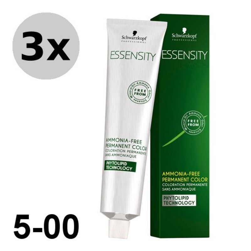 Essensity 5-00 Châtain clair extra - 3x60ml Essensity 5-00 Châtain clair extra - 3x60ml
