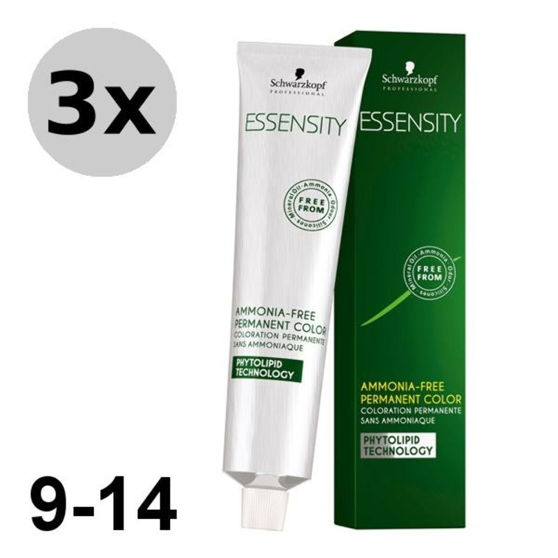 Essensity 9-14 Blond très clair cendré beige - 3x60ml Essensity 9-14 Blond très clair cendré beige - 3x60ml