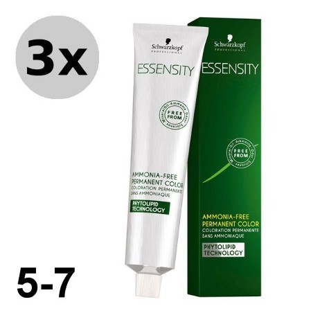 Essensity 5-7 Châtain clair cuivré - 3x60ml