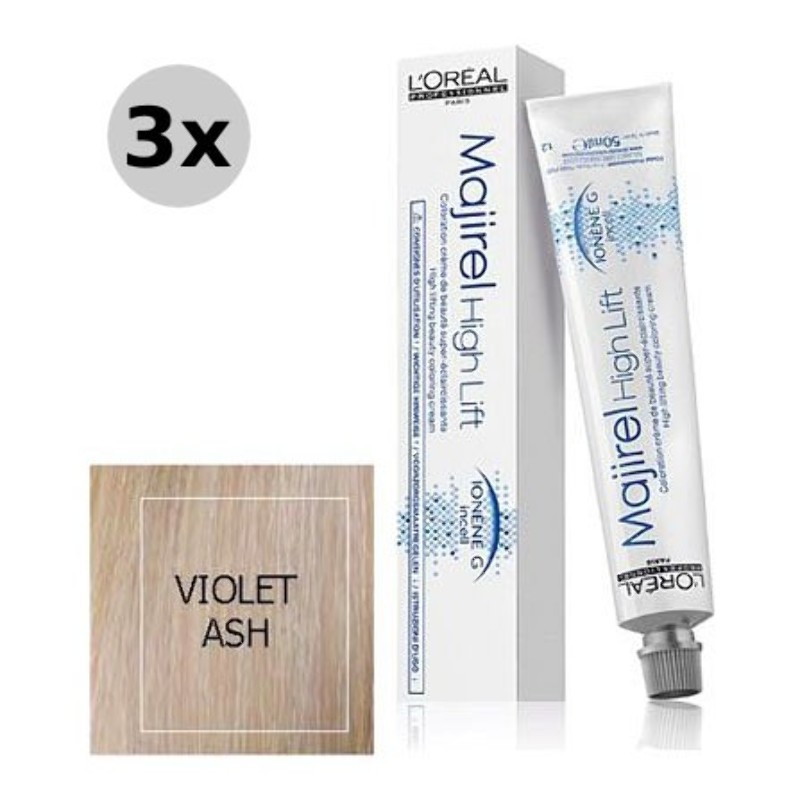 Majirel High Lift Violet Ash - 3x50ml Majirel High Lift Violet Ash - 3x50ml