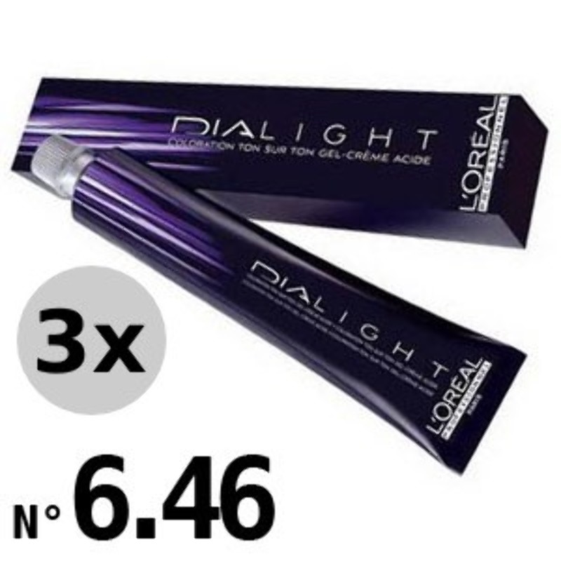 Dialight 6.46 Blond foncé cuivré rouge - 3x50ml