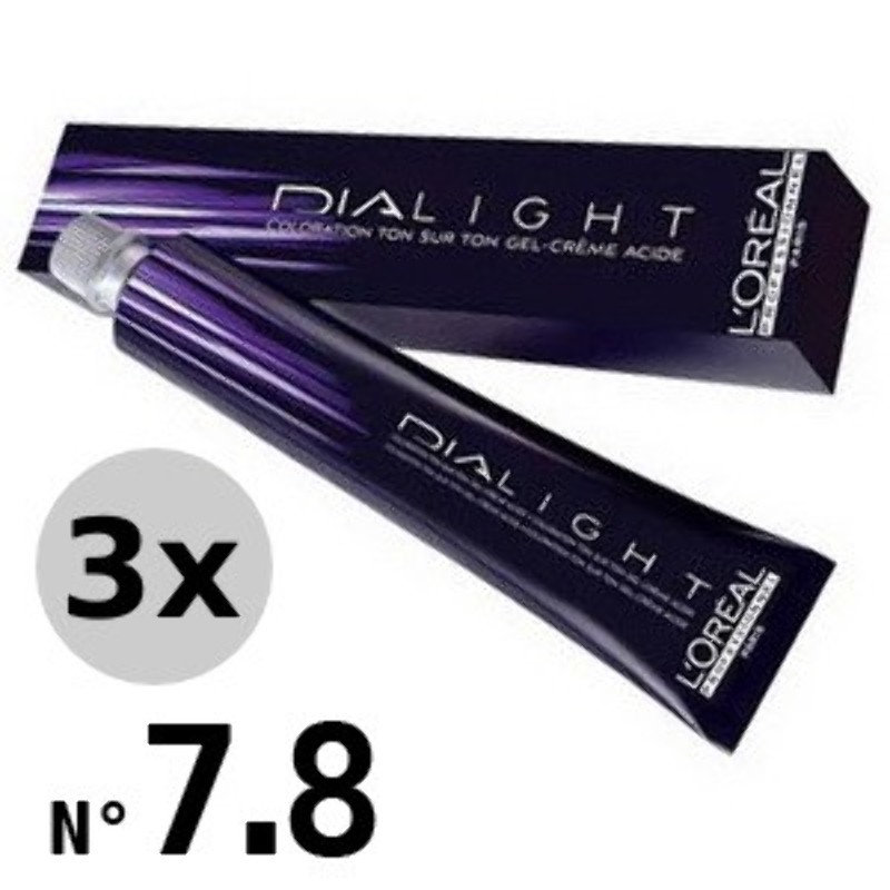 Dialight 7.8 Blond Mocca - 3x50ml